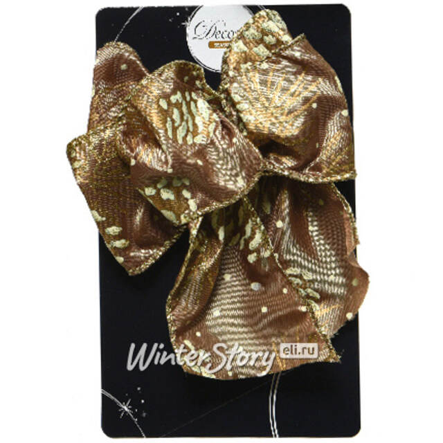 Бант на елку Golden Fable: Шишки 15*11 см Kaemingk