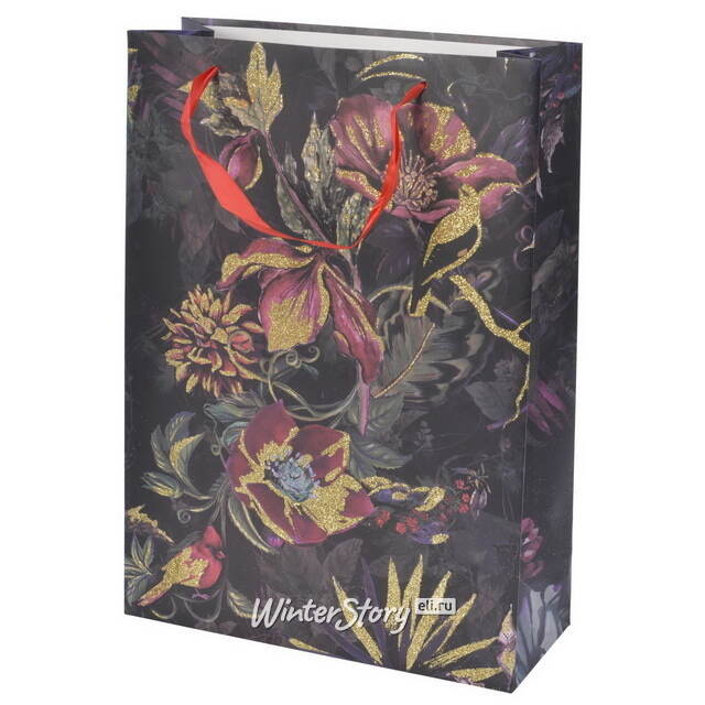 Подарочный пакет Illusions Noires 30*20 см Kaemingk