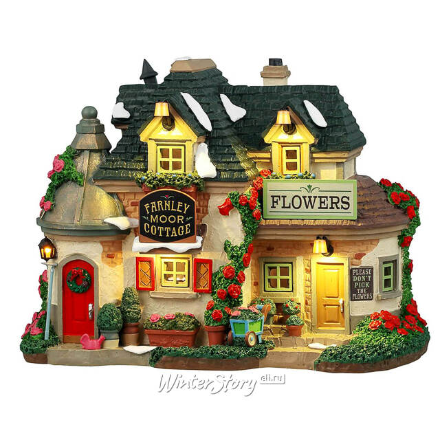 Коттедж Farnley Moor 21*16 см, подсветка, на батарейках Lemax