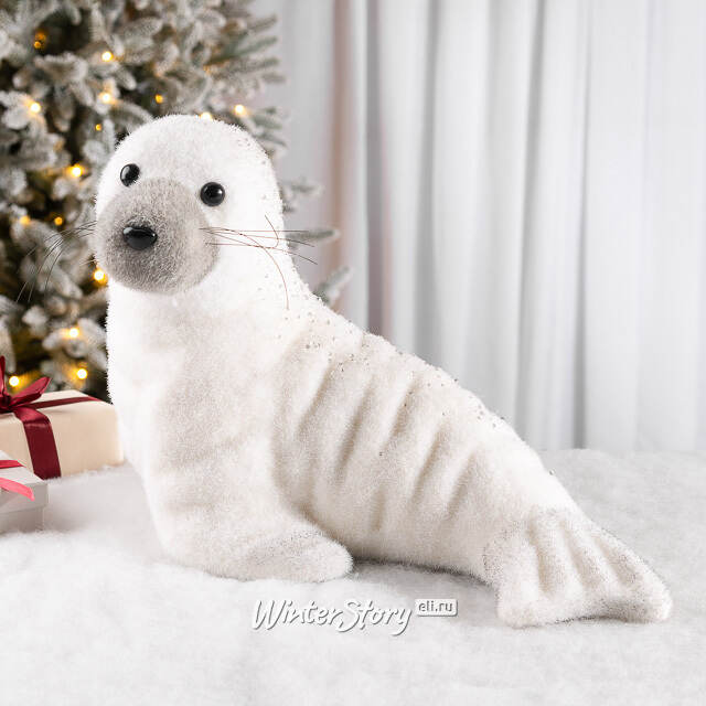 Декоративная фигура Тюлень - Снежное Царство 40 см Kaemingk