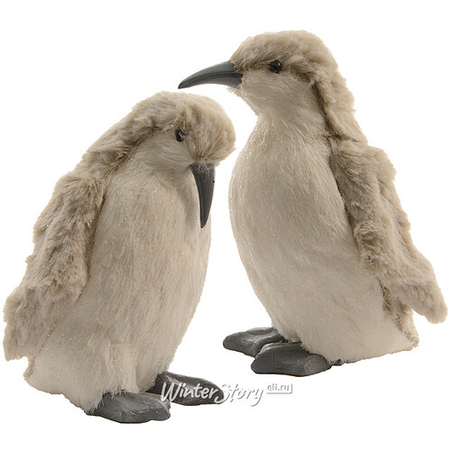 Фигура Пингвин с серыми крылышками 33 см Kaemingk