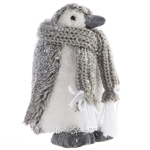 Фигура Пингвин в шарфе 18 см Kaemingk