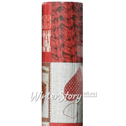 Новогодняя упаковочная бумага Кантри 200*70 см Kaemingk