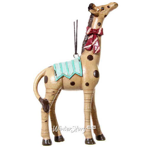 Елочная игрушка Жираф в Банте, 13 см, подвеска ShiShi