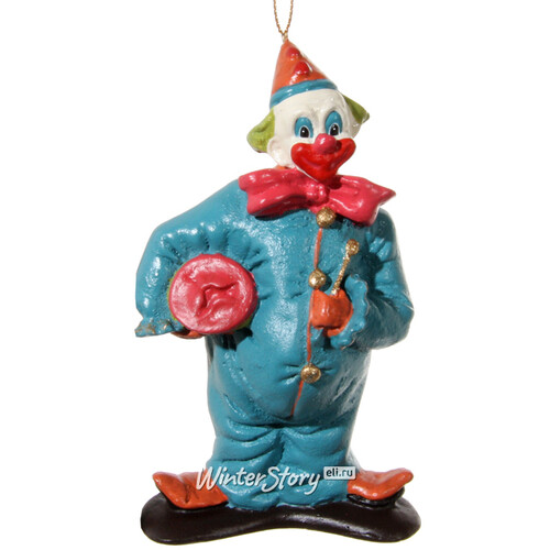 Елочная игрушка Смешной Клоун 11 см, подвеска ShiShi