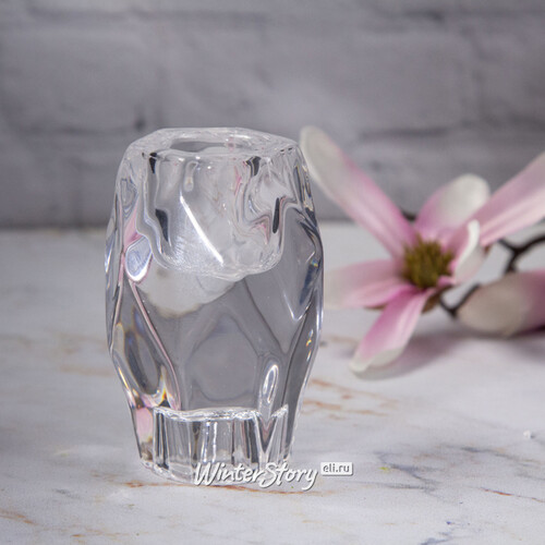 Подсвечник Чарующий Алмаз, 8 см, стекло ShiShi