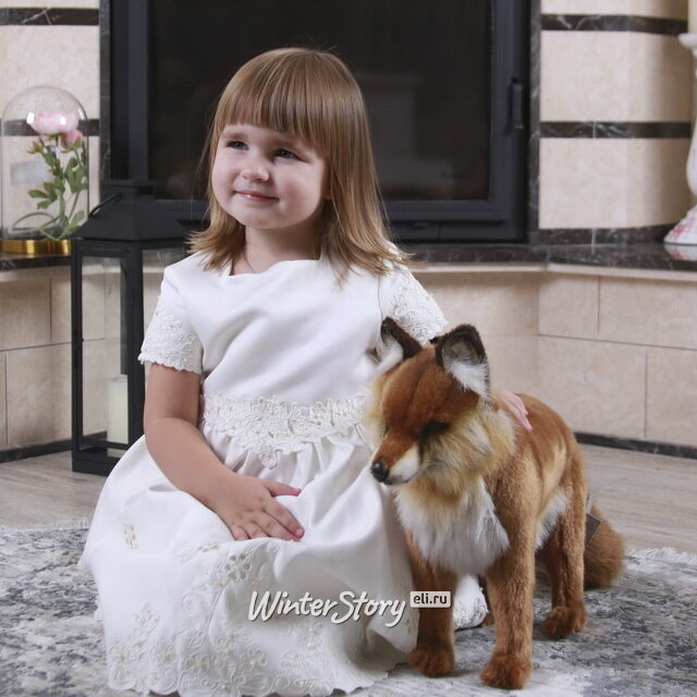 Мягкая игрушка Лисица Рыжая 40 см Hansa Creation (Ханса Креэйшн)