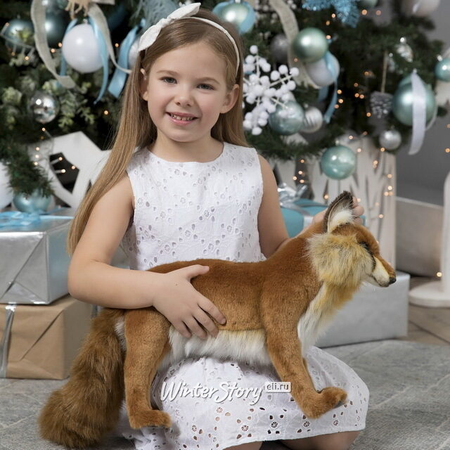 Мягкая игрушка Лисица Рыжая 40 см Hansa Creation (Ханса Креэйшн)