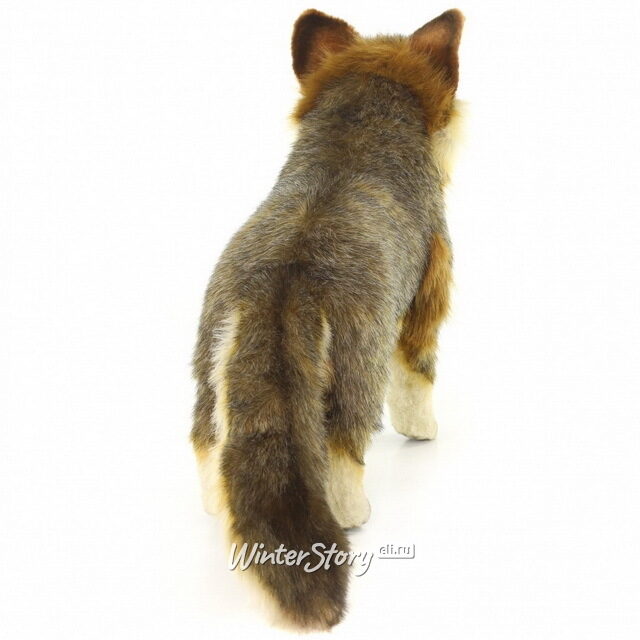 Мягкая игрушка Лиса серая стоящая 40 см Hansa Creation