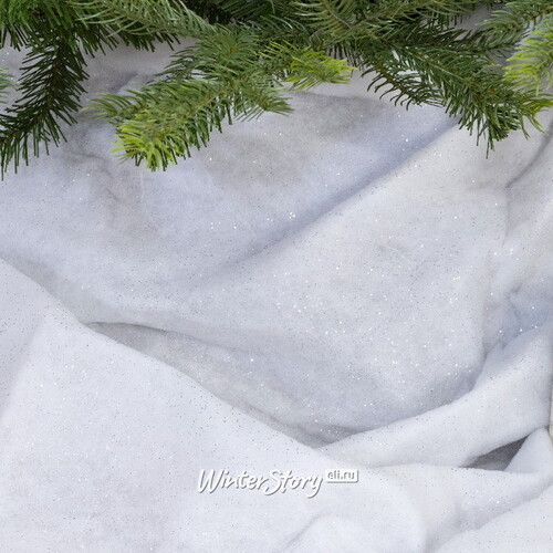 Покрывало Снежный Ковер с серебряной посыпкой 120*80 см Kaemingk