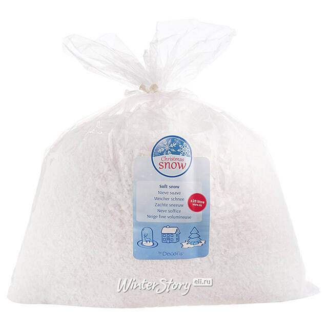 Искусственный снег порошок Снежная россыпь 28 л Kaemingk