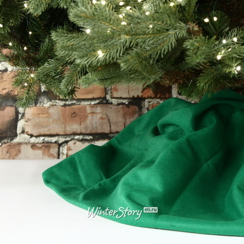 Декоративное покрывало Рождественское 100*80 см зеленое Kaemingk