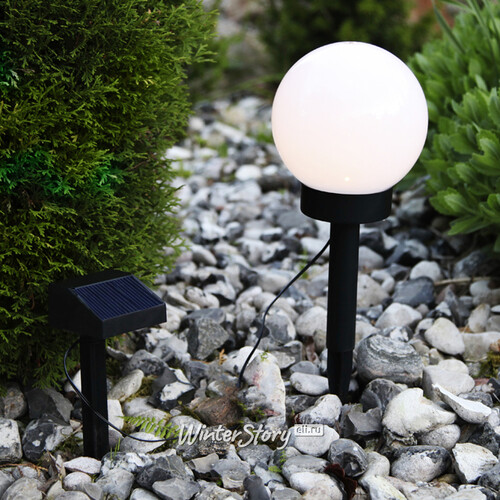 Садовый светильник Solar Globus 3 в 1 на солнечной батарее 15 см теплый белый, IP44 Star Trading