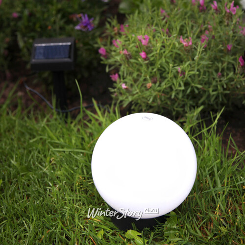 Садовый светильник Solar Globus 3 в 1 на солнечной батарее 15 см теплый белый, IP44 Star Trading