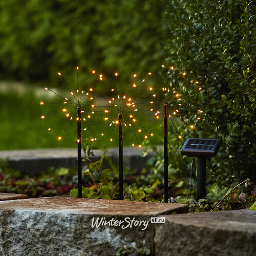 Садовые солнечные светильники Solar Firework 40*14 см, 90 теплых белых LED, 3 шт, IP44 Star Trading