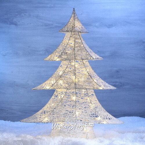 Светящаяся елка Астрид 60 см 40 теплых белых LED ламп, IP20 Kaemingk