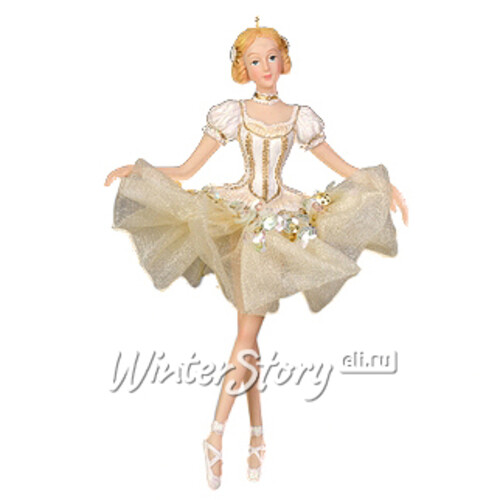 Елочное украшение Балерина Золушка 15 см, подвеска Holiday Classics