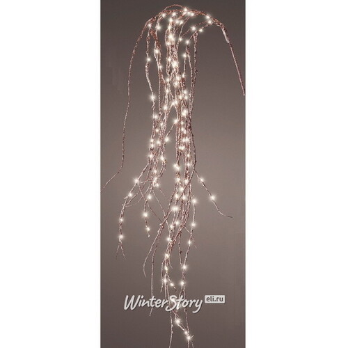 Светящаяся ветка-лиана Corre Champagne 70 см, 120 теплых белых микро LED ламп, IP20 Kaemingk
