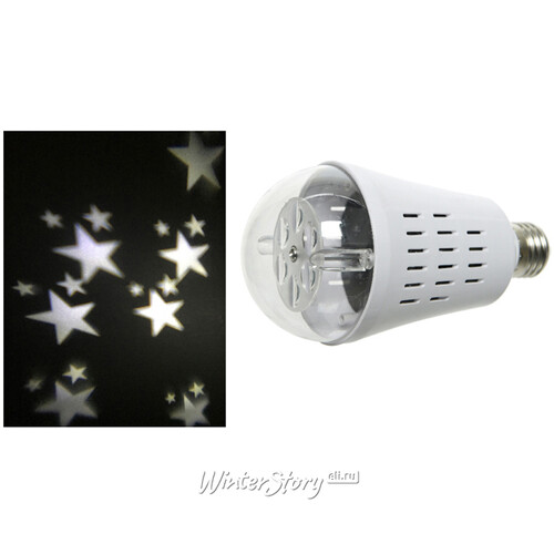 Новогодний светильник лампа Звездочки, цоколь Е27, 36 м2, 15*8 см Kaemingk