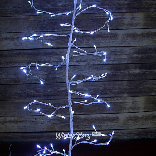 Ветка - лиана Ледяная Ива, 300 см, 288 LED ламп, холодный белый Kaemingk