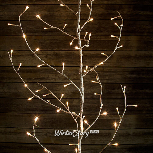 Ветка - лиана Ледяная Ива, 300 см, 288 LED ламп, теплый белый Kaemingk