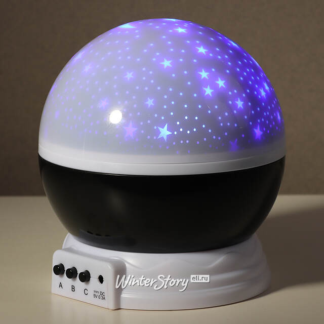 Декоративный светильник Starry Sky 13 см, теплый белый/разноцветный свет, на батарейках Kaemingk