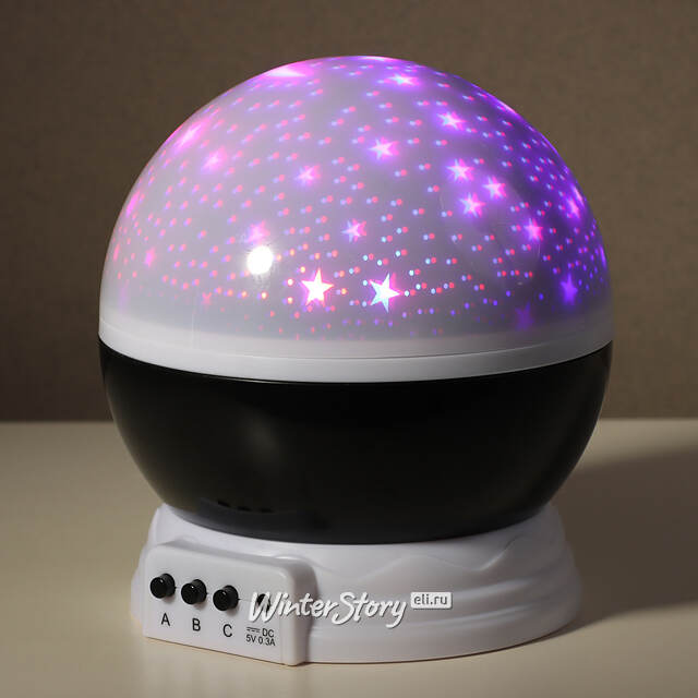 Декоративный светильник Starry Sky 13 см, теплый белый/разноцветный свет, на батарейках Kaemingk