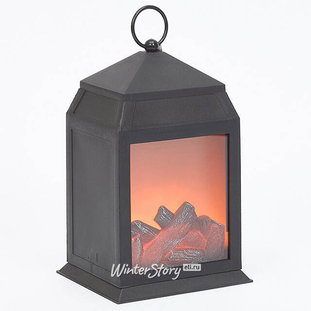 Декоративный фонарь-камин Шварцвальд 27 см, на батарейках Kaemingk