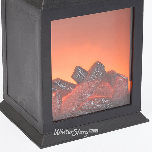 Декоративный фонарь-камин Шварцвальд 27 см, на батарейках Kaemingk