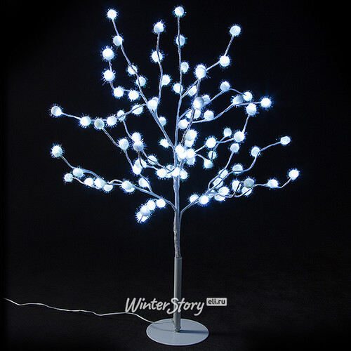 Светящееся дерево Снежные шарики 90 см, 96 холодных белых LED ламп, IP20 Kaemingk