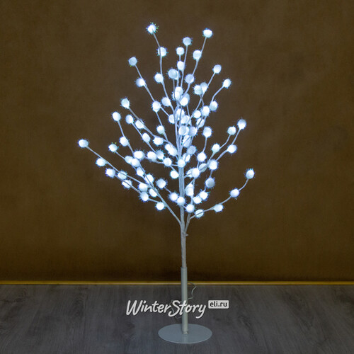 Светящееся дерево Снежные шарики 90 см, 96 холодных белых LED ламп, IP20 Kaemingk