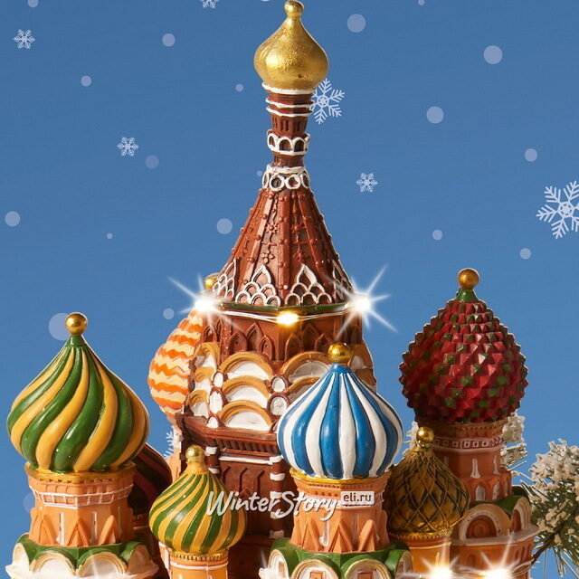 Светящаяся композиция Московский Собор 31*29*27 см, с движением и музыкой Kaemingk