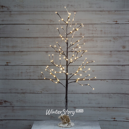 Светодиодное дерево Заснеженная Ористана 180 см, 248 теплых белых LED лампы Kaemingk