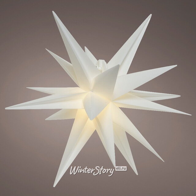 Подвесной светильник Звезда - Christmas in Zurich 75 см, теплая белая LED подсветка, IP44 Kaemingk