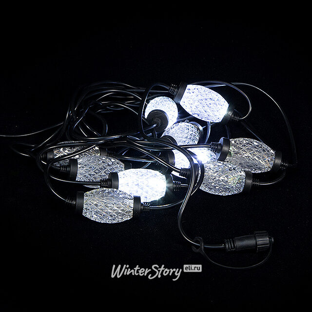 Светодиодная гирлянда Стробоскоп 10 строб ламп 5 м, черный ПВХ, соединяемая Kaemingk