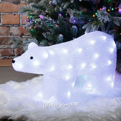 Светодиодная фигура Медведь из Арктик Виллидж 61*33 см, 50 LED ламп, IP44 Kaemingk