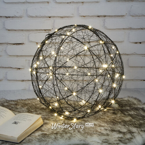 Светящийся шар Gold Coast - Sphere 40 см, 60 теплых белых Big&Bright LED ламп, IP44 Kaemingk
