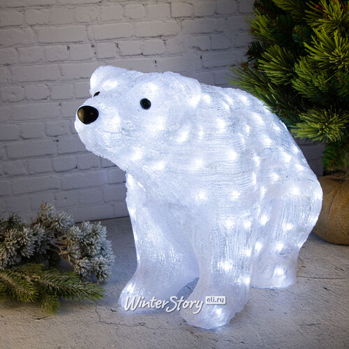 Светодиодная фигура Медведица Марта 60 см, 120 LED ламп, IP44 Kaemingk