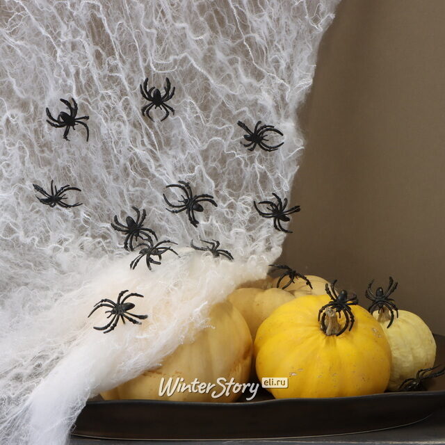 Тянущаяся Паутина на Хэллоуин + 32 паука Koopman