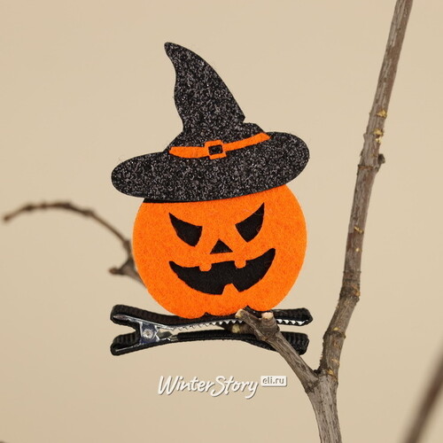Декоративная прищепка Pumpkin Witchcraft 7*8 см Koopman