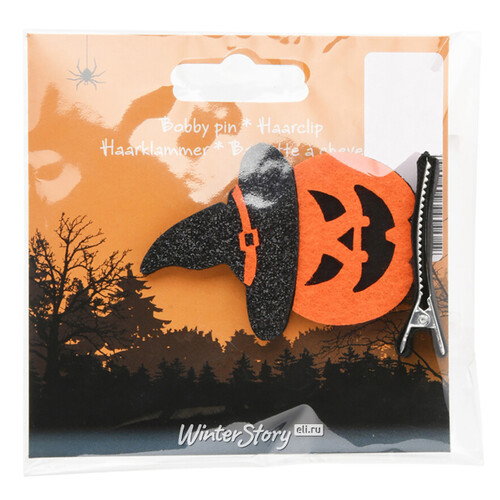 Декоративная прищепка Pumpkin Witchcraft 7*8 см Koopman