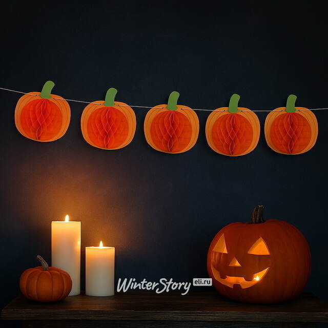Гирлянда на Хэллоуин Тыквы Мистерио: Магический Ужин 2 м Koopman