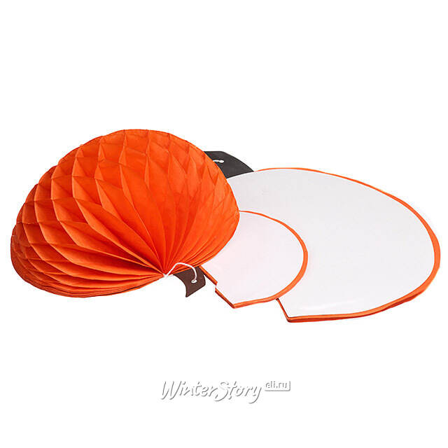 Набор бумажных подвесных украшений Тыквы 19-30 см, 3 шт Koopman