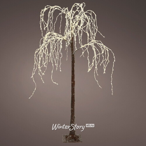 Светодиодное дерево Snowy Willow 150 см, 300 теплых белых микро LED ламп, IP44 Kaemingk