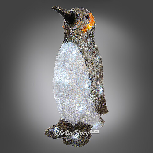 Пингвин Императорский светящийся 33 см, 24 LED ламп, IP44 Kaemingk