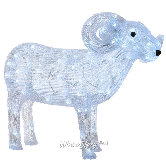 Светящаяся фигура для сада Барашек 52 см, уличная, акрил, IP44 Kaemingk