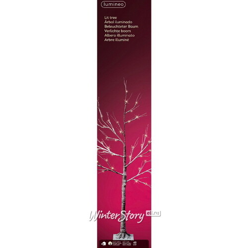 Светодиодное дерево Gramercy 125 см, 48 теплых белых микро LED ламп, IP44 Kaemingk