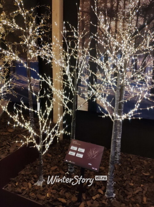 Светодиодное дерево Дивная Онтана 180 см, 600 теплых белых микро LED ламп, IP44 Kaemingk