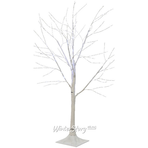 Светодиодное дерево Белая Береза 100 см, 300 холодных белых микро LED ламп, IP44 Kaemingk