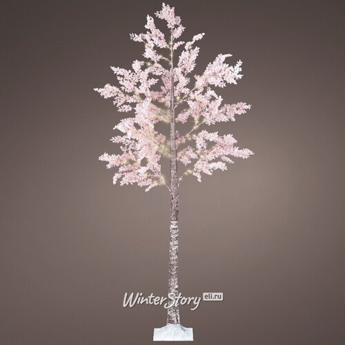Светодиодное дерево Pink Cercis 210 см, 270 теплых белых микро LED ламп, IP44 Kaemingk